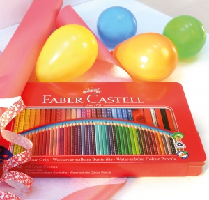CREIOANE COLORATE 48 CULORI CUTIE METAL GRIP 2001, FABER-CASTELL [2]